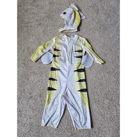 Flounder The Little Mermaid Toddler Halloween Costume 2 Piece Size 2T Dress Up - Picture 1 of 9